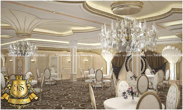 اهمیت سقف در طراحی تالار پذیرایی