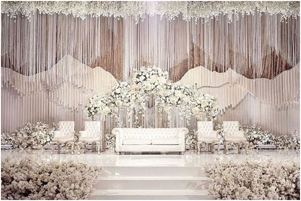 طراحی جایگاه عروس و داماد در تالار
