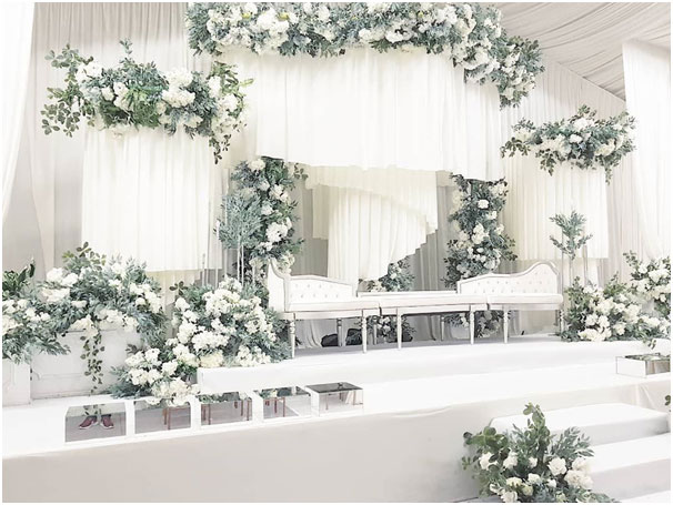 طراحی جایگاه عروس و داماد در تالار