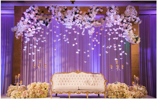 طراحی جایگاه عروس و داماد در تالار
