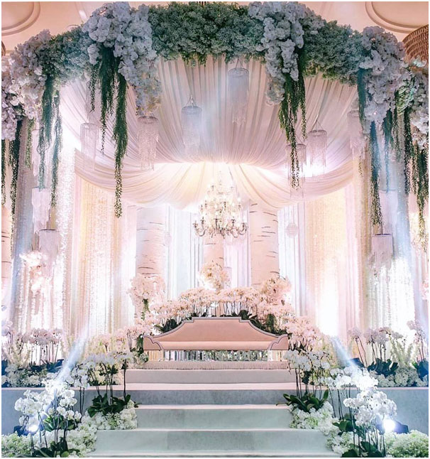 طراحی جایگاه عروس و داماد در تالار