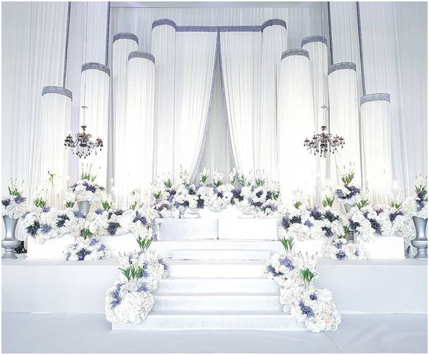 طراحی جایگاه عروس و داماد در تالار