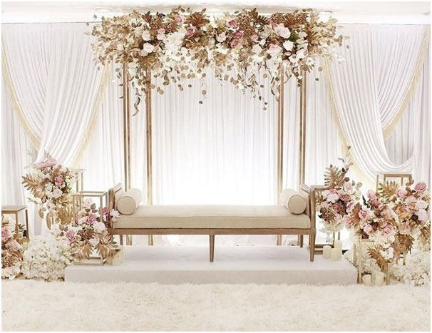 طراحی جایگاه عروس و داماد در تالار