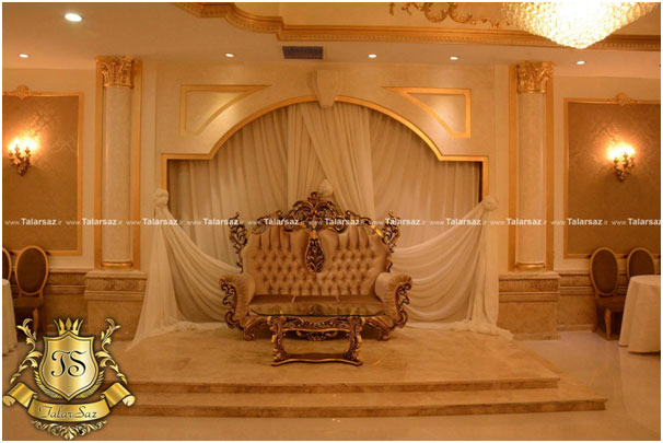 طراحی جایگاه عروس و داماد در تالار