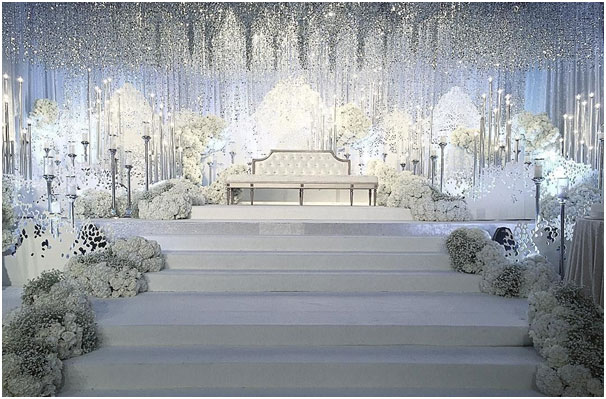 طراحی جایگاه عروس و داماد در تالار