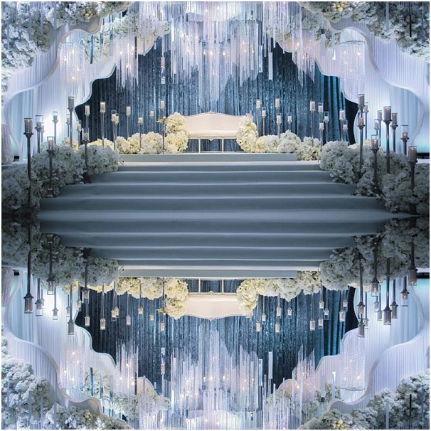 طراحی جایگاه عروس و داماد در تالار