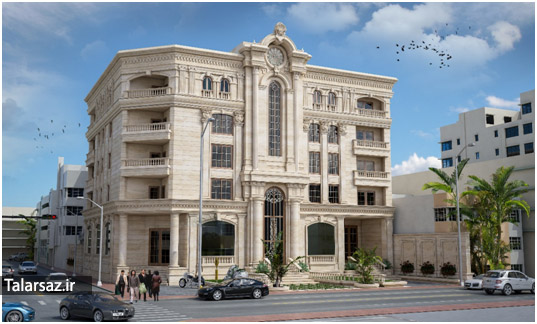 طراحی معماری تالار عروسی(پذیرایی)