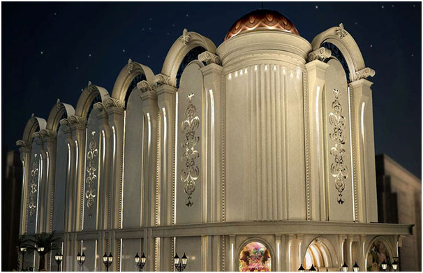 آشنایی با طراحی نمای تالار عروسی