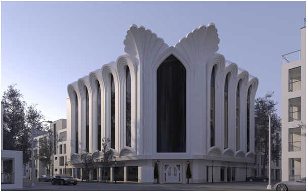 متریال نمای تالار پذیرایی