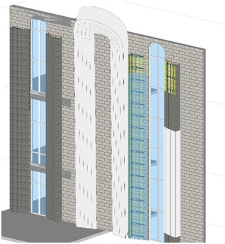 متریال نمای تالار پذیرایی